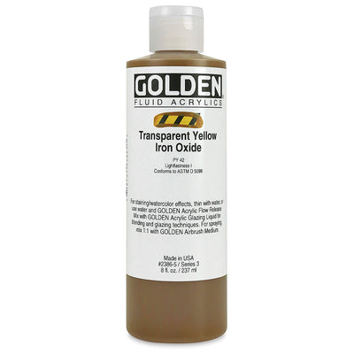 GOLDEN FLUID ACRYLIC COLOUR 236 ML TR YELLOW IRON OXIDE