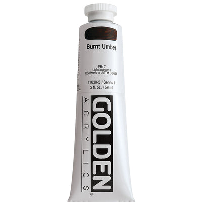 GOLDEN HEAVY BODY ACRYLIC 59 ML SR 1 BURNT UMBER 1030-2