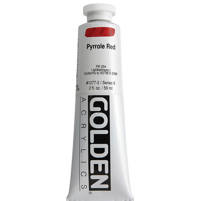 GOLDEN HEAVY BODY ACRYLIC 59 ML SR 8 PYRROLE RED 1277-2