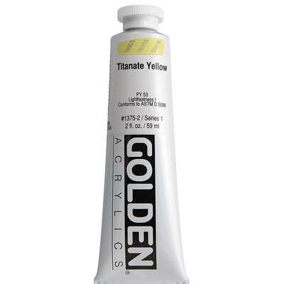 GOLDEN HEAVY BODY ACRYLIC 59 ML SR 1 TITANATE YELLOW 1375-2
