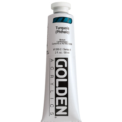 GOLDEN HEAVY BODY ACRYLIC 59 ML SR 4 TURQUOIS PHTHALO 1390-2
