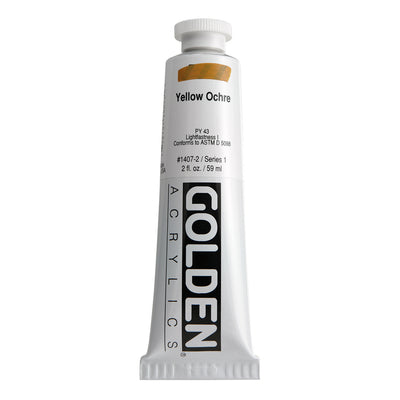 GOLDEN HEAVY BODY ACRYLIC 59 ML SR 1 YELLOW OCHRE 1407-2