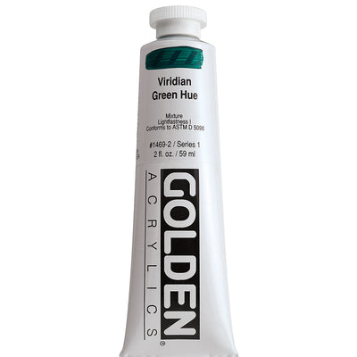 GOLDEN HEAVY BODY ACRYLIC 59 ML SR 1 VIRIDIAN GREEN HUE 1469-2