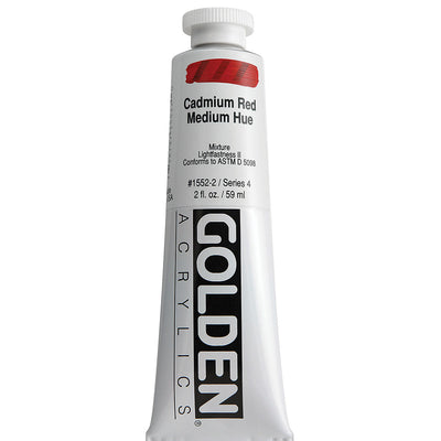 GOLDEN HEAVY BODY ACRYLIC 59 ML SR 4 CADMIUM RED MED HUE 1552-2