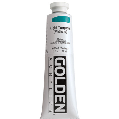 GOLDEN HEAVY BODY ACRYLIC 59 ML SR LIGHT TURQUOISE PHTHALO 1564-2