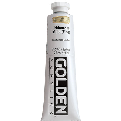 GOLDEN HEAVY BODY ACRYLIC 59 ML SR 6 IRIDESCENT GOLD FINE 4010-2