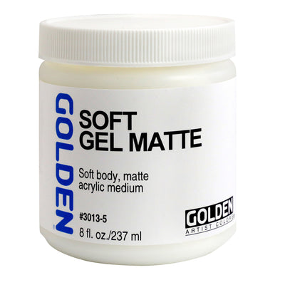 GOLDEN ACRYLIC MEDIUM SOFT GEL MATTE 236 ML 0003013-5