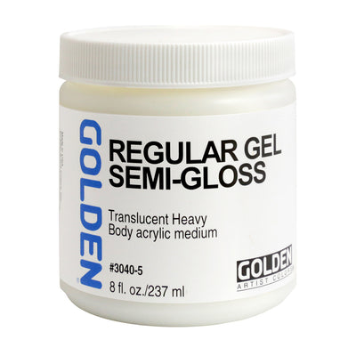 GOLDEN ACRYLIC MEDIUM REGULAR GEL SEMI-GLOSS 236 ML 0003040-5