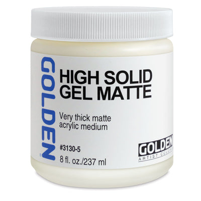 GOLDEN ACRYLIC MEDIUM HIGH SOLID GEL MATTE 236 ML 0003130-5