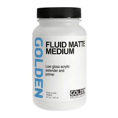 GOLDEN ACRYLIC MEDIUM MATTE MEDIUM 236 ML 0003520-5