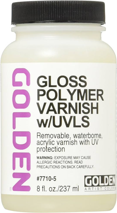 GOLDEN ACRYLIC POLYMER VARNISH UV GLOSS 237 ML