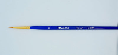 HIMALAYA SYNTHETIC HAIR BRUSH ROUND SR 33 NO 0