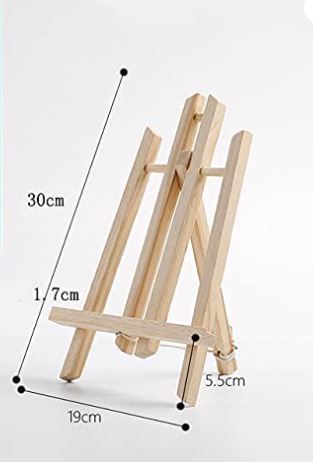 BASIC FRAME TRIPOD EASEL PINE WOOD 1 FEET