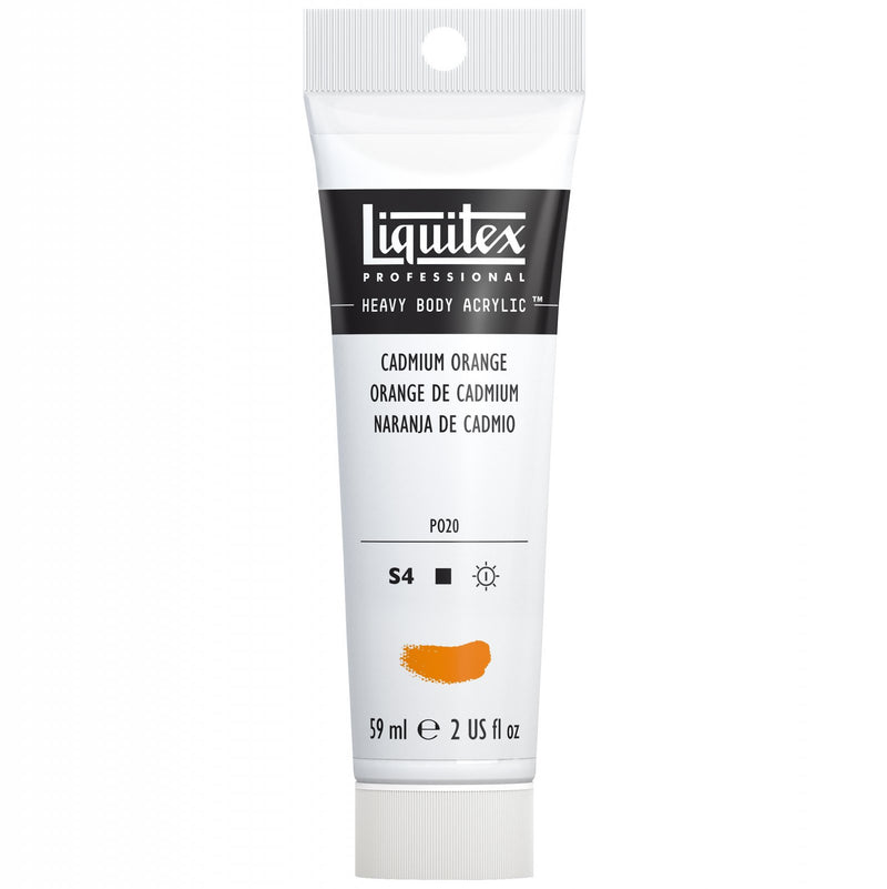 LIQUITEX PROFESSIONAL HEAVY BODY ACRYLIC 59 ML CADMIUM ORANGE S4