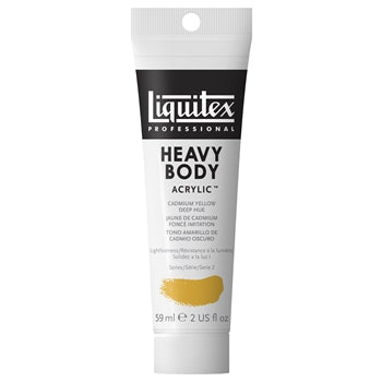 LIQUITEX PROFESSIONAL HEAVY BODY ACRYLIC 59 ML CADMIUM YELLOW DEEP HUE S2