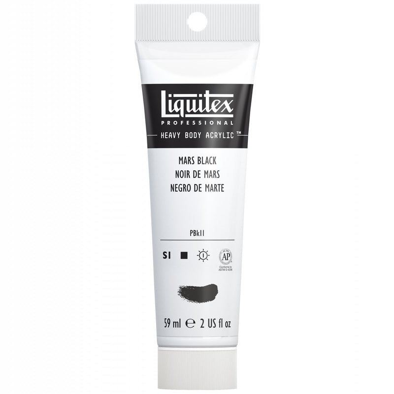 LIQUITEX PROFESSIONAL HEAVY BODY ACRYLIC 59 ML MARS BLACK S1
