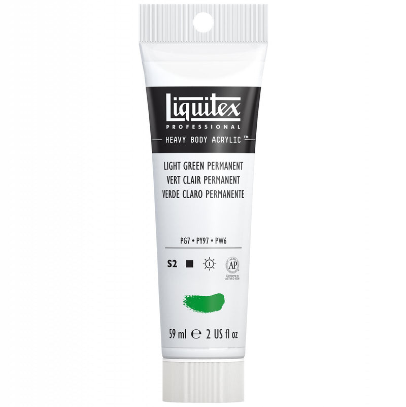LIQUITEX PROFESSIONAL HEAVY BODY ACRYLIC 59 ML LIGHT GREEN PERMANENT S2