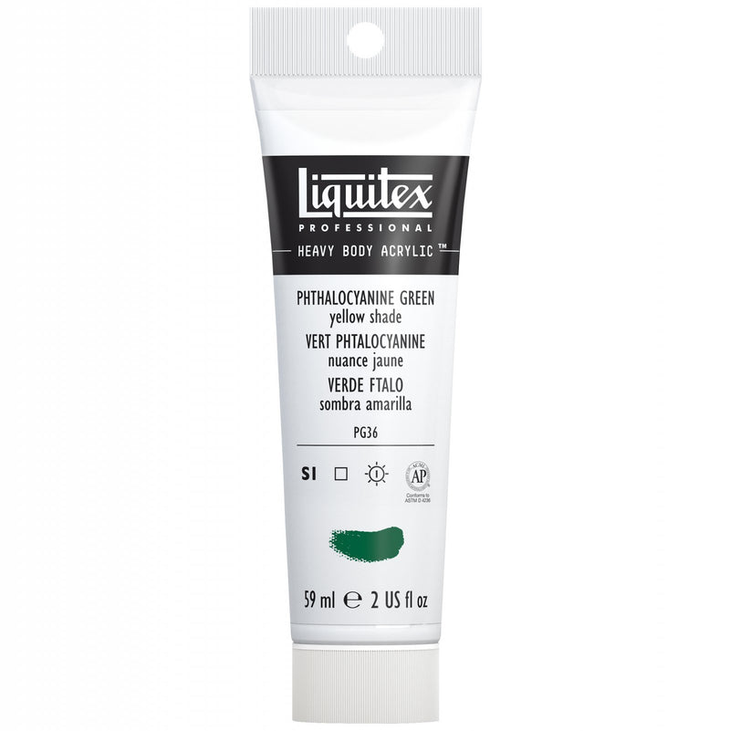 LIQUITEX PROFESSIONAL HEAVY BODY ACRYLIC 59 ML PHTHALOCYANINE GREEN YS S1A