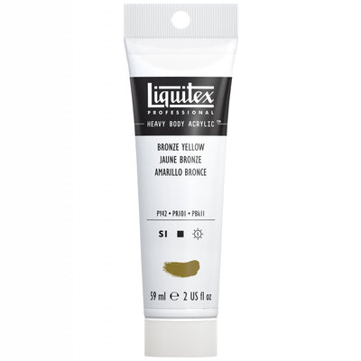 LIQUITEX PROFESSIONAL HEAVY BODY ACRYLIC 59 ML BRONZE YELLOW S1