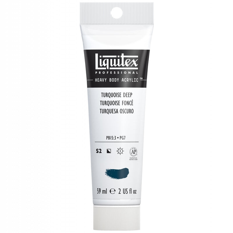 LIQUITEX PROFESSIONAL HEAVY BODY ACRYLIC 59 ML TURQUOISE DEEP S2