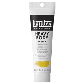 LIQUITEX PROFESSIONAL HEAVY BODY ACRYLIC 59 ML CADMIUM YELLOW MEDIUM HUE S1A