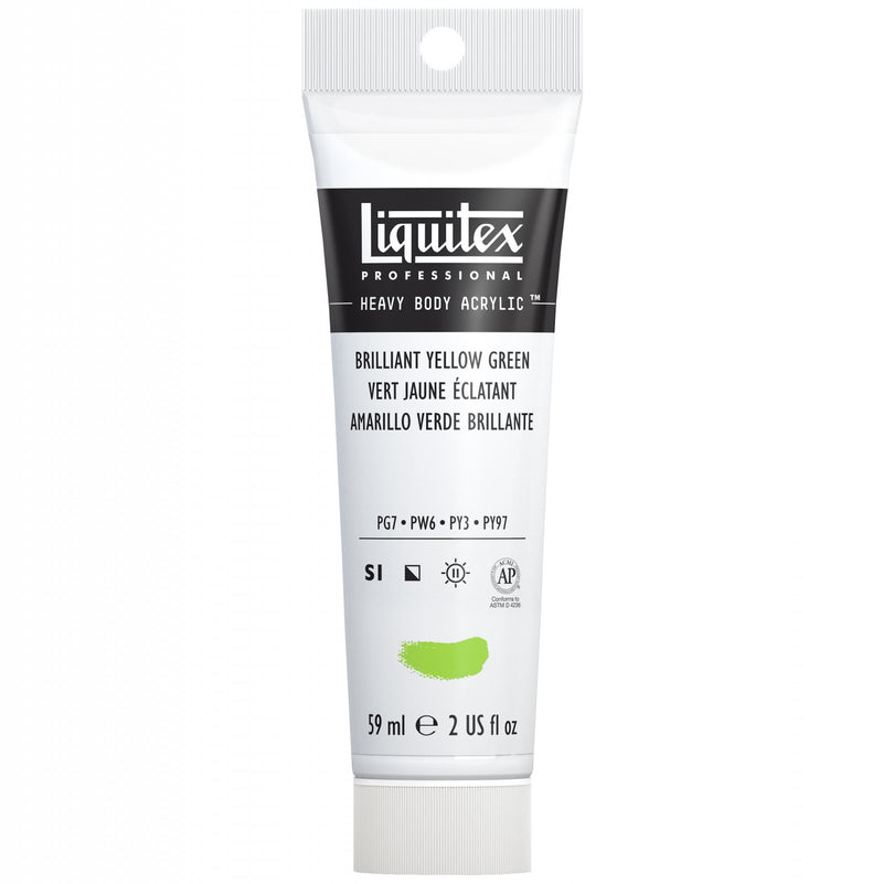 LIQUITEX PROFESSIONAL HEAVY BODY ACRYLIC 59 ML BRILLIANT YELLOW GREEN S1