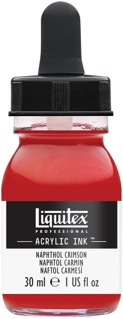 LIQUITEX ACRYLIC INK 30 ML NAPHTHOL CRIMSON  (292)
