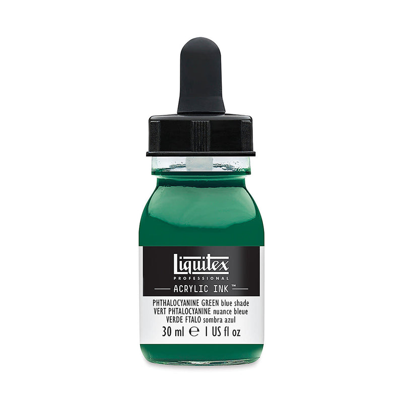 LIQUITEX ACRYLIC INK 30 ML PHTHALOCYANINE GREEN BS  (317)