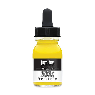 LIQUITEX ACRYLIC INK 30 ML YELLOW MEDIUM AZO  (412)