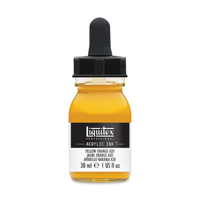 LIQUITEX ACRYLIC INK 30 ML YELLOW ORANGE AZO  (414)