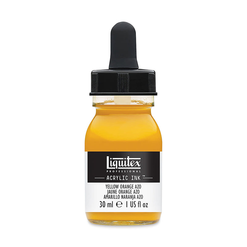 LIQUITEX ACRYLIC INK 30 ML YELLOW ORANGE AZO  (414)