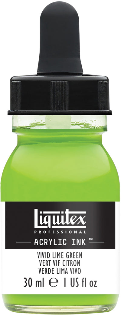 LIQUITEX ACRYLIC INK 30 ML VIVID LIME GREEN  (740)