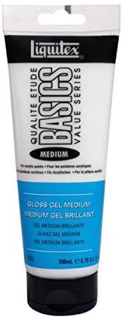 LIQUITEX ACRYLIC MEDIUM BASICS GLOSS GEL MEDIUM 200 ML