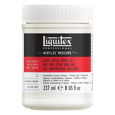 LIQUITEX ACRYLIC MEDIUM GLOSS SUPER HEAVY GEL  237 ML