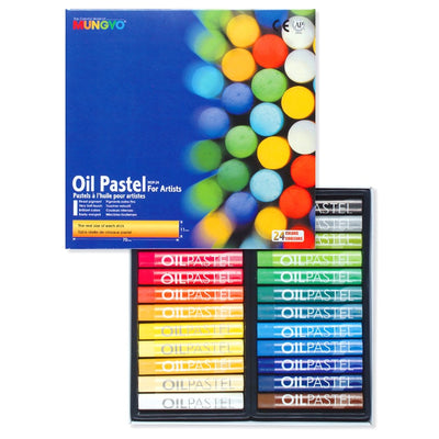 MUNGYO OIL PASTEL SET OF 24 ASSORTED (MOP-24)