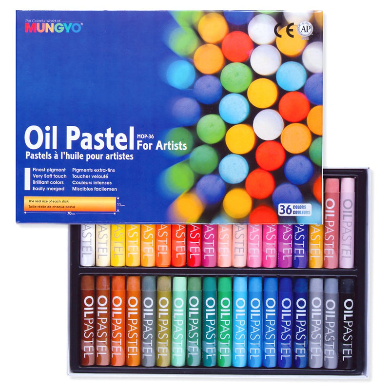 MUNGYO OIL PASTEL SET OF 36 ASSORTED (MOP-36)