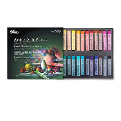 MUNGYO GALLERY ARTIST SOFT PASTELS SET OF 24 (MPV-24)