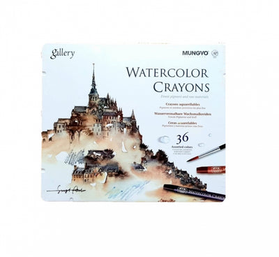 MUNGYO GALLERY ARTIST WATERCOLOR CRAYONS SET OF 36 (MAC-36)