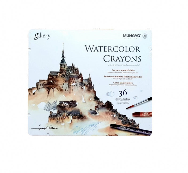 MUNGYO GALLERY ARTIST WATERCOLOR CRAYONS SET OF 36 (MAC-36)