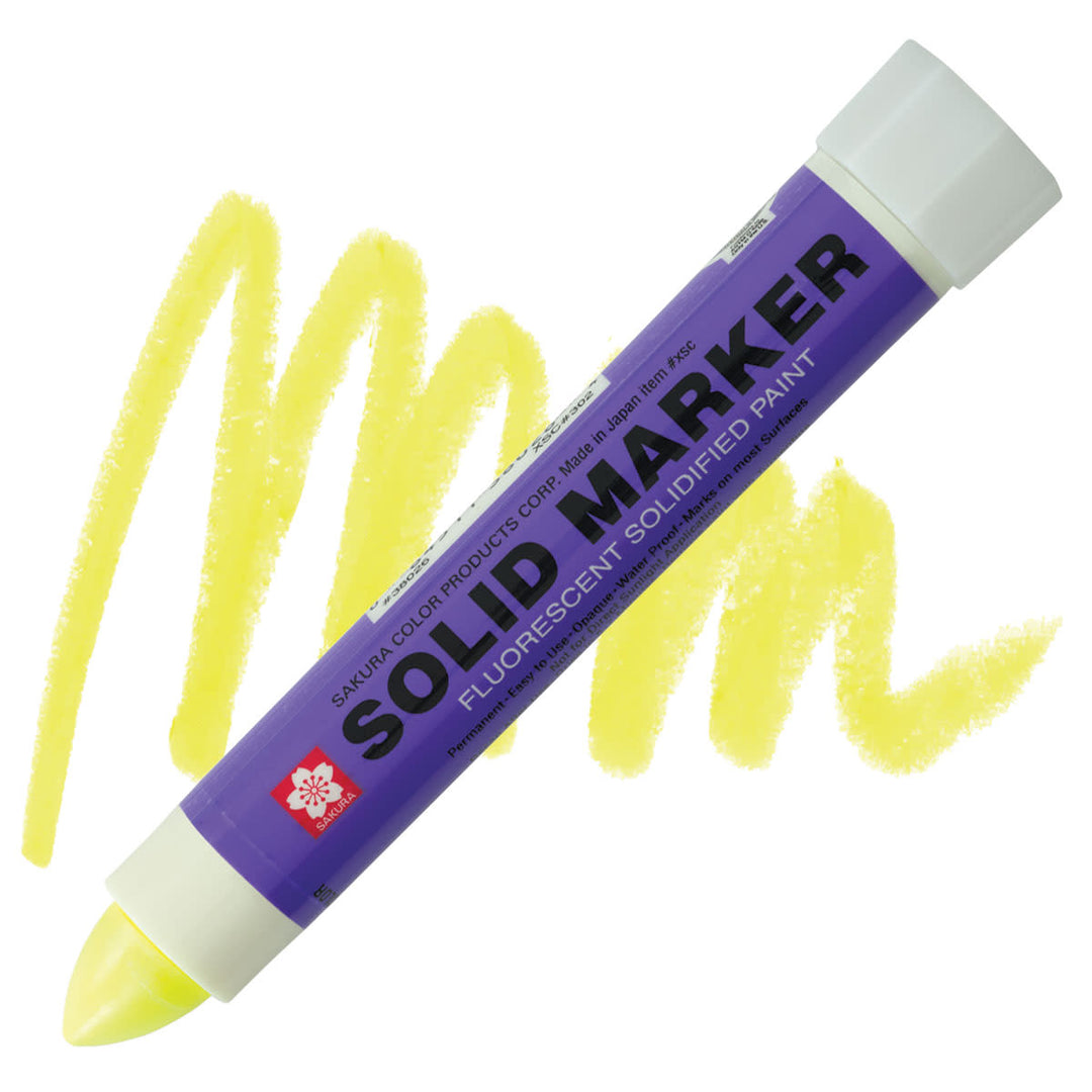 SAKURA SOLID MARKER FLUOROSCENT YELLOW (#302)