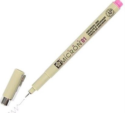 SAKURA PIGMA MICRON PEN PINK 0.1