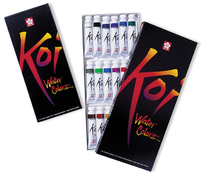 SAKURA KOI WATER COLOUR SET 10 x 12 ML