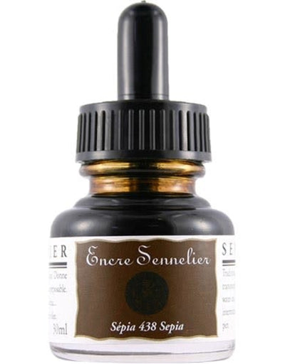 SENNELIER SHELLAC INK COLORLESS SEPIA 30 ML (-)