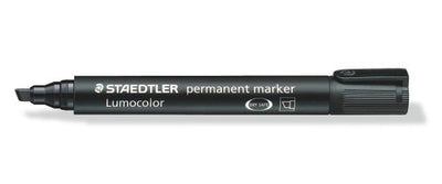 STAEDTLER PERMANENT MARKER CHISEL TIP BLACK (350-9)