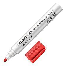 STAEDTLER LUMOCOLOR WHITEBOARD MARKER RED 2 MM