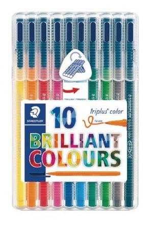 STAEDTLER TRIPLUS COLOUR FIBRE TIP PACK Pack of 10 (323 SB 10)