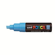 UNIPOSCA MARKER PC-8K LIGHT BLUE