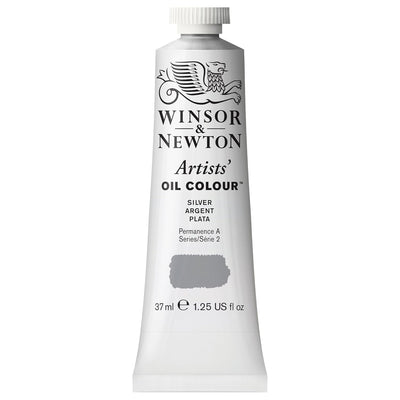 WINSOR & NEWTON ARTIST OIL COLOUR 37 ML SILVER S2 (617)