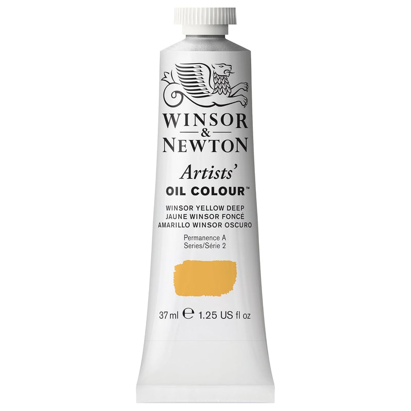 WINSOR & NEWTON ARTIST OIL COLOUR 37 ML WINSOR YELLOW DEEP S2 (731)