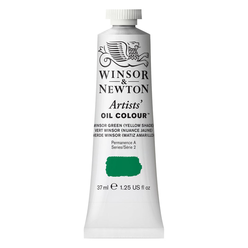 WINSOR & NEWTON ARTIST OIL COLOUR 37 ML WINSOR GREEN YS S2 (721)